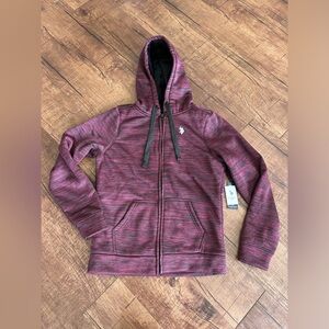 NWT | U.S. Polo Assn. Plush Lined Zip Hoodie Jacket | M